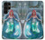 S3911 Cute Little Mermaid Aqua Spa Case For Samsung Galaxy S22 Ultra