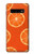 S3946 Seamless Orange Pattern Case For Samsung Galaxy S10