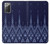 S3950 Textile Thai Blue Pattern Case For Samsung Galaxy Note 20