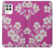S3924 Cherry Blossom Pink Background Case For Samsung Galaxy A22 4G