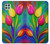 S3926 Colorful Tulip Oil Painting Case For Samsung Galaxy A22 5G