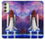 S3913 Colorful Nebula Space Shuttle Case For Samsung Galaxy A24 4G