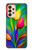 S3926 Colorful Tulip Oil Painting Case For Samsung Galaxy A33 5G