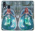 S3911 Cute Little Mermaid Aqua Spa Case For Samsung Galaxy A40