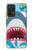 S3947 Shark Helicopter Cartoon Case For Samsung Galaxy A52, Galaxy A52 5G