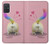 S3923 Cat Bottom Rainbow Tail Case For Samsung Galaxy A71 5G