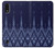 S3950 Textile Thai Blue Pattern Case For Samsung Galaxy A01