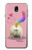 S3923 Cat Bottom Rainbow Tail Case For Samsung Galaxy J7 (2018), J7 Aero, J7 Top, J7 Aura, J7 Crown, J7 Refine, J7 Eon, J7 V 2nd Gen, J7 Star