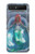 S3912 Cute Little Mermaid Aqua Spa Case For Samsung Galaxy Z Flip 5G