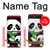 S3929 Cute Panda Eating Bamboo Case For Samsung Galaxy Z Flip 5G