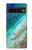 S3920 Abstract Ocean Blue Color Mixed Emerald Case For Google Pixel 7 Pro