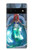 S3912 Cute Little Mermaid Aqua Spa Case For Google Pixel 6