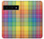 S3942 LGBTQ Rainbow Plaid Tartan Case For Google Pixel 6 Pro