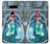 S3911 Cute Little Mermaid Aqua Spa Case For LG V30, LG V30 Plus, LG V30S ThinQ, LG V35, LG V35 ThinQ