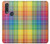 S3942 LGBTQ Rainbow Plaid Tartan Case For Motorola One Action (Moto P40 Power)