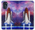 S3913 Colorful Nebula Space Shuttle Case For Motorola Moto G (2022)