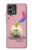 S3923 Cat Bottom Rainbow Tail Case For Motorola Moto G Stylus 5G (2023)