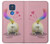 S3923 Cat Bottom Rainbow Tail Case For Motorola Moto G Play (2021)