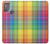 S3942 LGBTQ Rainbow Plaid Tartan Case For Motorola Moto G50