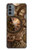 S3927 Compass Clock Gage Steampunk Case For Motorola Moto G31