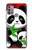 S3929 Cute Panda Eating Bamboo Case For Motorola Moto G30, G20, G10