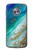 S3920 Abstract Ocean Blue Color Mixed Emerald Case For Motorola Moto X4