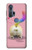 S3923 Cat Bottom Rainbow Tail Case For Motorola Edge+