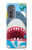 S3947 Shark Helicopter Cartoon Case For Motorola Edge (2022)