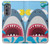 S3947 Shark Helicopter Cartoon Case For Motorola Edge (2022)