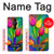 S3926 Colorful Tulip Oil Painting Case For Sony Xperia Pro-I