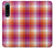 S3941 LGBT Lesbian Pride Flag Plaid Case For Sony Xperia 5 III