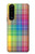 S3942 LGBTQ Rainbow Plaid Tartan Case For Sony Xperia 5 III
