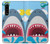 S3947 Shark Helicopter Cartoon Case For Sony Xperia 5 III