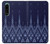 S3950 Textile Thai Blue Pattern Case For Sony Xperia 5 III