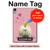 S3923 Cat Bottom Rainbow Tail Hard Case For iPad mini 6 7, iPad mini (2021,2024)