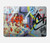 S0588 Wall Graffiti Hard Case For MacBook Air 15″ (2023,2024,2025) - A2941, A3114, A3241