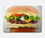 S0790 Hamburger Hard Case For MacBook Air 15″ (2023,2024) - A2941, A3114
