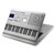 S0891 Keyboard Digital Piano Hard Case For MacBook Air 15″ (2023,2024,2025) - A2941, A3114, A3241