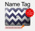 S2345 Navy Blue Shavron Zig Zag Pattern Hard Case For MacBook Air 15″ (2023,2024,2025) - A2941, A3114, A3241
