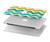 S2362 Rainbow Colorful Shavron Zig Zag Pattern Hard Case For MacBook Air 15″ (2023,2024,2025) - A2941, A3114, A3241