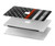 S3472 Firefighter Thin Red Line Flag Hard Case For MacBook Air 15″ (2023,2024,2025) - A2941, A3114, A3241