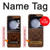 S2529 Leo Zodiac Tattoo Brown Graphic Print Case For Samsung Galaxy Z Flip 5