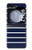 S2767 Navy White Striped Case For Samsung Galaxy Z Flip 5