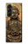 S0344 Buddha Rock Carving Case For Samsung Galaxy Z Fold 5