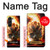 S0863 Hell Fire Skull Case For Samsung Galaxy Z Fold 5
