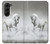 S0932 White Horse Case For Samsung Galaxy Z Fold 5