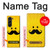 S1145 Yellow Mustache Sun Case For Samsung Galaxy Z Fold 5