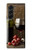 S1316 Grapes Bottle and Glass of Red Wine Case For Samsung Galaxy Z Fold 5