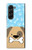 S2669 Cute Dog Paws Bones Cartoon Case For Samsung Galaxy Z Fold 5