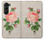 S3079 Vintage Pink Rose Case For Samsung Galaxy Z Fold 5